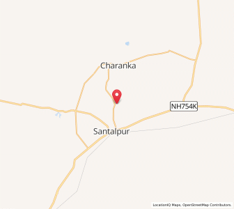 Map of Bakutra, Gujarat
