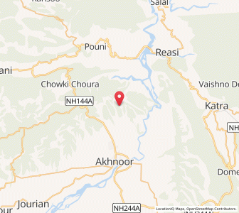 Map of Bala, Kashmir