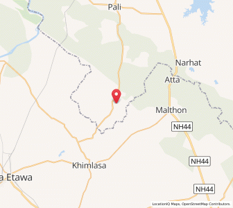 Map of Balabahat, Uttar Pradesh