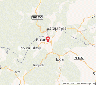 Map of Balagunda, Odisha