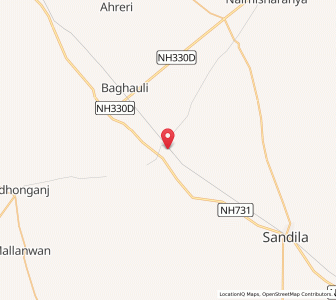 Map of Balamau, Uttar Pradesh