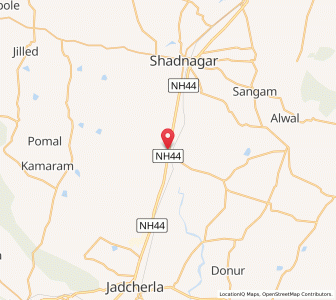 Map of Balanagar, Andhra Pradesh