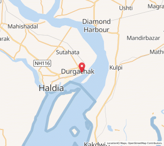 Map of Balari, West Bengal