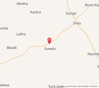 Map of Balasar, Rajasthan