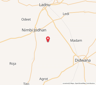 Map of Baldu, Rajasthan