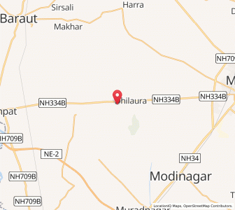 Map of Baleni, Uttar Pradesh