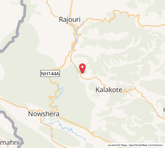 Map of Bali Babywaib, Kashmir