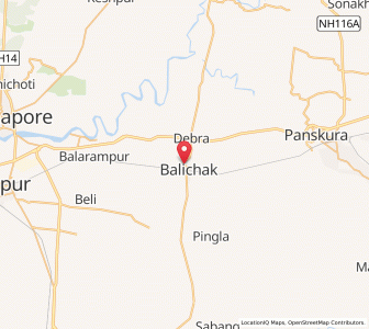 Map of Bali Chak, West Bengal