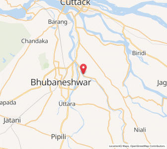 Map of Balianta, Odisha
