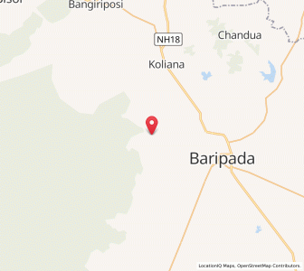 Map of Balidiha, Odisha