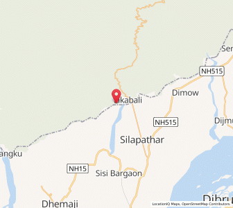 Map of Baligaon, Assam