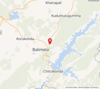 Map of Balimila, Odisha