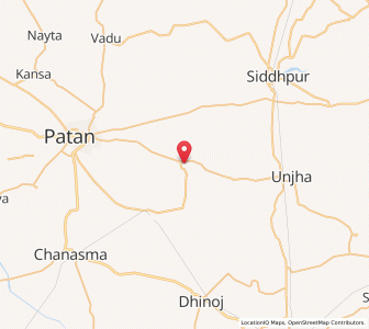 Map of Balisana, Gujarat