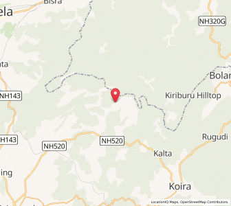 Map of Baljod, Odisha