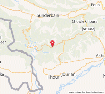 Map of Balli, Kashmir