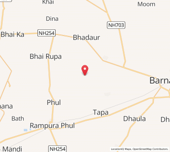 Map of Balloke, Punjab