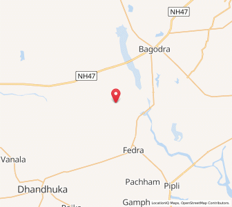 Map of Balol, Gujarat