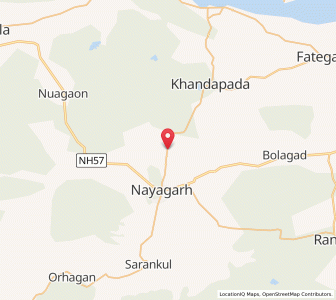 Map of Balugaon, Odisha