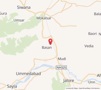 Map of Balwara, Rajasthan