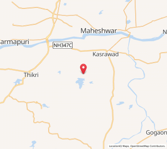 Map of Bamanda, Madhya Pradesh