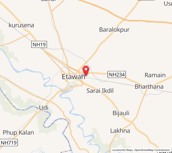 Map of Bamanpur Bhagautipur, Uttar Pradesh