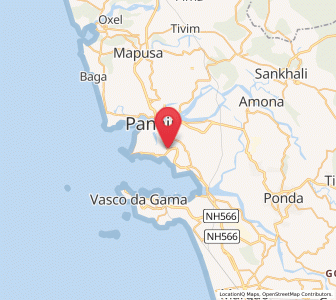 Map of Bambolim, Goa