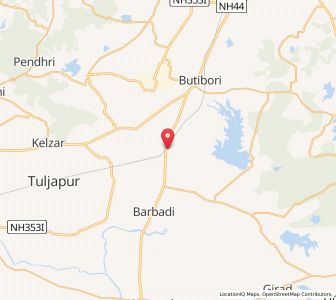 Map of Bamhanj, Madhya Pradesh