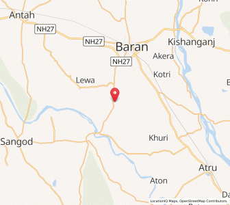 Map of Bamla, Rajasthan