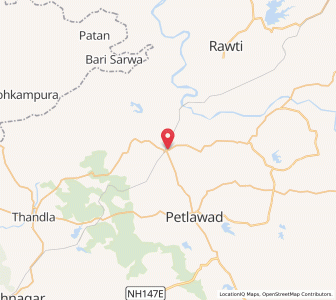 Map of Bamna, Madhya Pradesh
