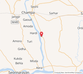 Map of Bamnidihi, Chhattisgarh
