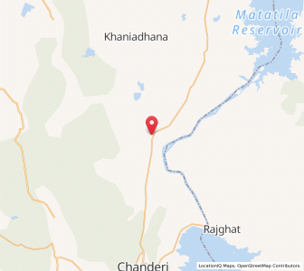 Map of Bamor Kalan, Madhya Pradesh