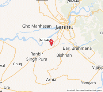 Map of Ban Sultan, Kashmir
