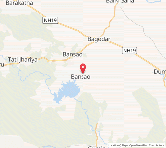 Map of Banaso, Jharkhand