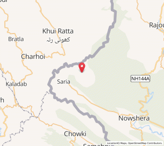 Map of Band Mohra, Kashmir