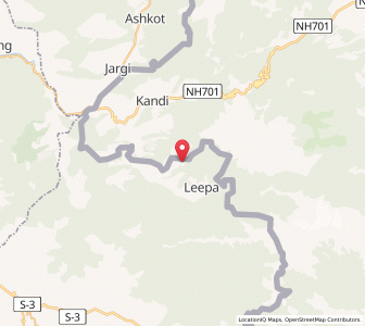 Map of Banda Buildhar, Kashmir