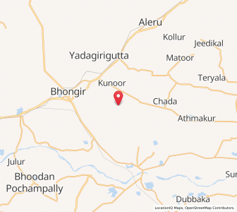 Map of Banda Somaram, Andhra Pradesh