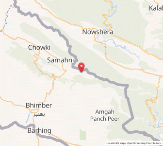Map of Bandala, Kashmir