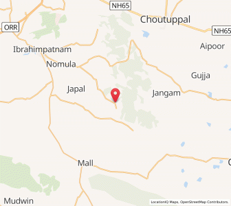 Map of Bandalemur, Andhra Pradesh