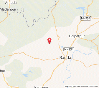 Map of Bandarao, Madhya Pradesh
