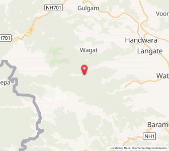 Map of Bandarban, Kashmir