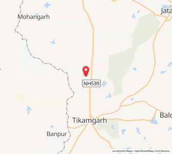 Map of Bandhiya, Madhya Pradesh