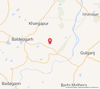 Map of Bandhiyankhera, Madhya Pradesh