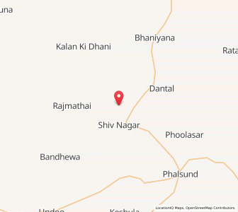 Map of Bandithali, Rajasthan