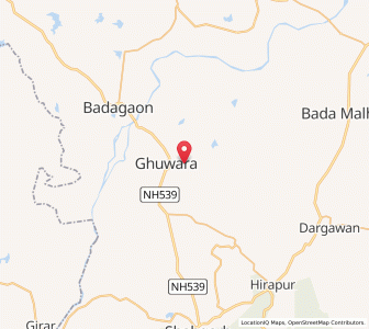 Map of Bandiyakhera, Madhya Pradesh