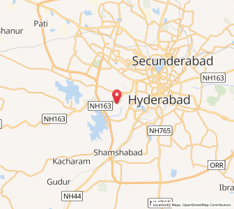 Map of Bandlaguda, Andhra Pradesh
