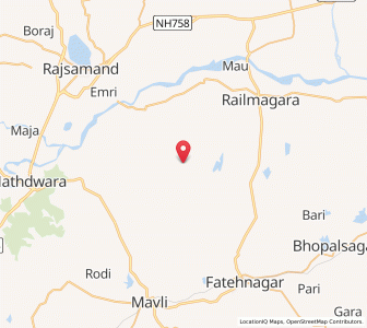 Map of Baneriya, Rajasthan
