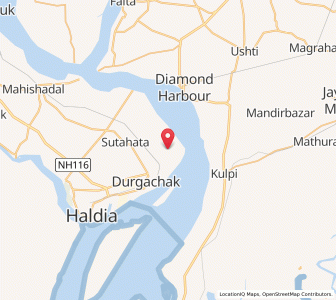 Map of Baneswar, West Bengal