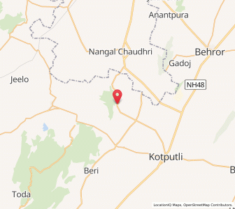 Map of Baneti, Rajasthan