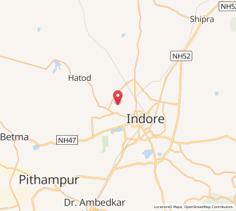 Map of Bangarda Chhota, Madhya Pradesh