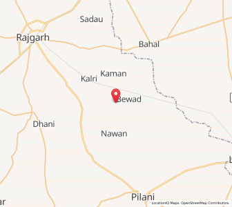 Map of Bangarwan, Rajasthan
